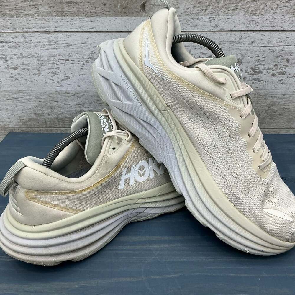 HOKA Bondi 8 Men's Running Shoes Shifting Sand Size 11.5D